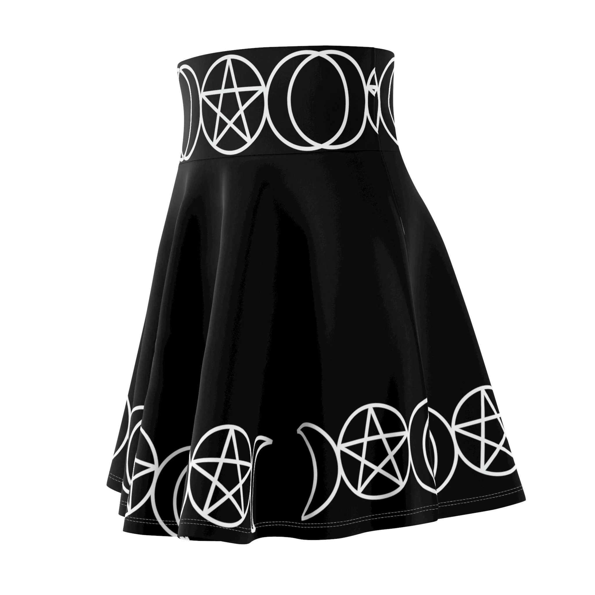Triple moon Women's Skater Skirt