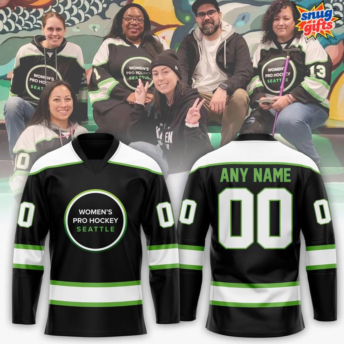 Personalized Women’s Pro Hockey Seattle Special Hockey Shirt Men's Fan Gear Gift