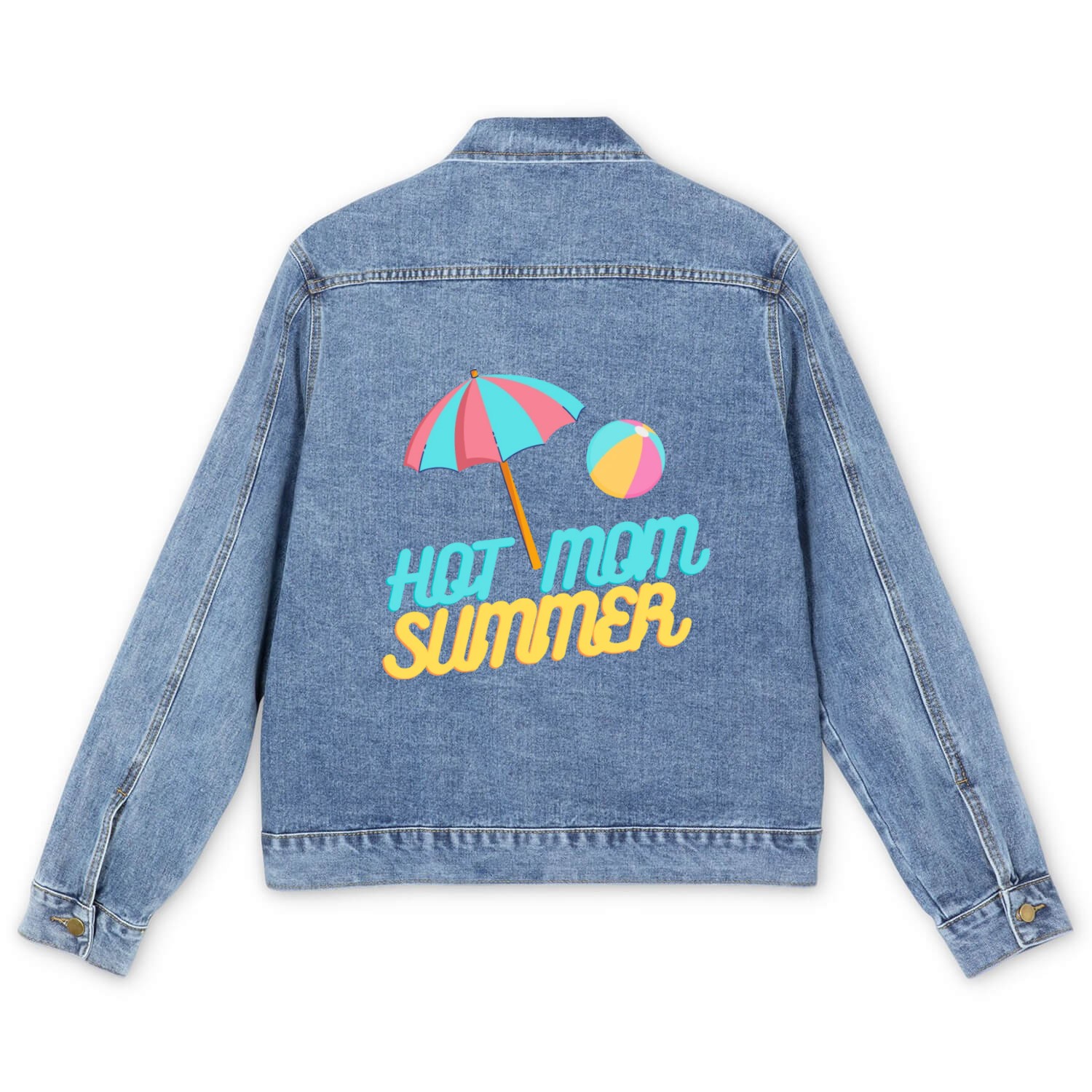 HOT MOM SUMMER Men's Denim Jackets