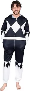 MMPR Blue Power Ranger Pajama Jumpsuit with Hood