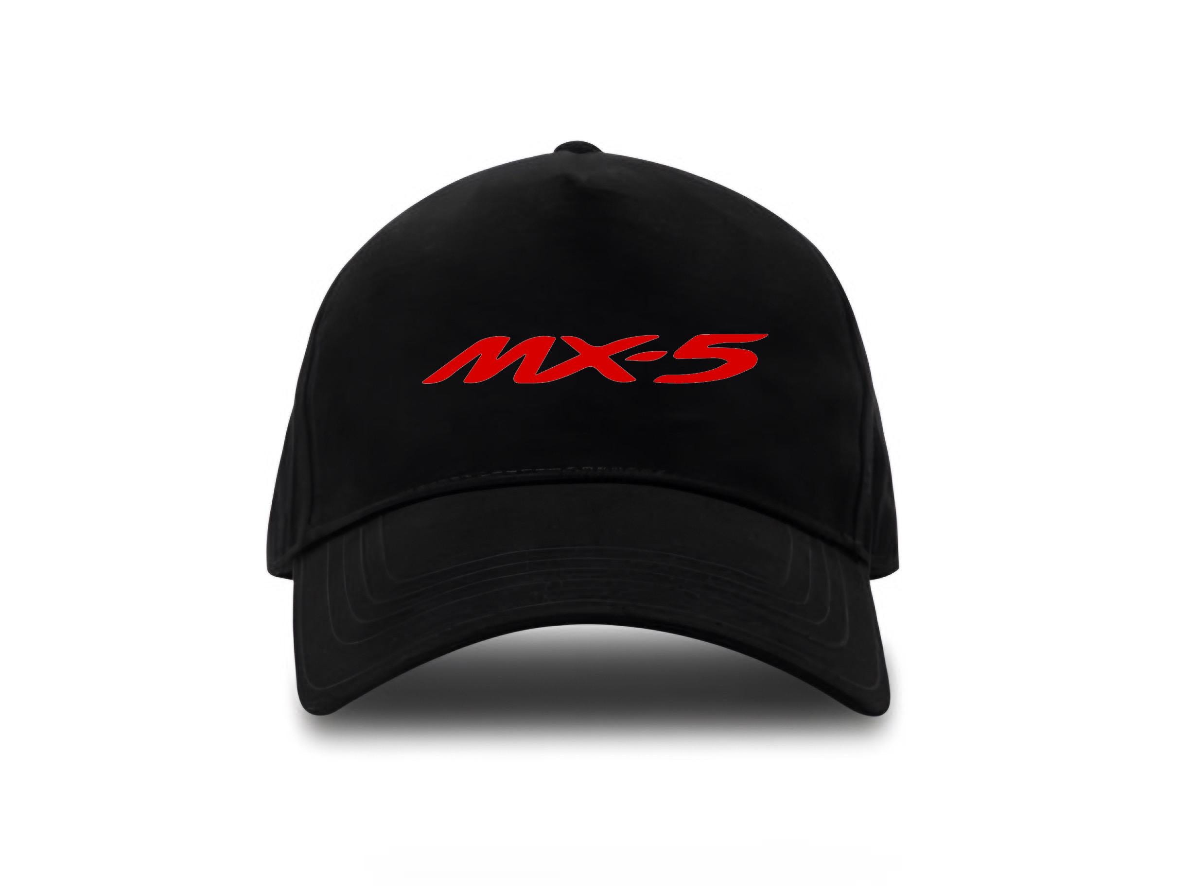 MX 5 men's black cap | eco cotton auto moto MX-5 hat | stylish car enthusiast cap | perfect gift for mini fans