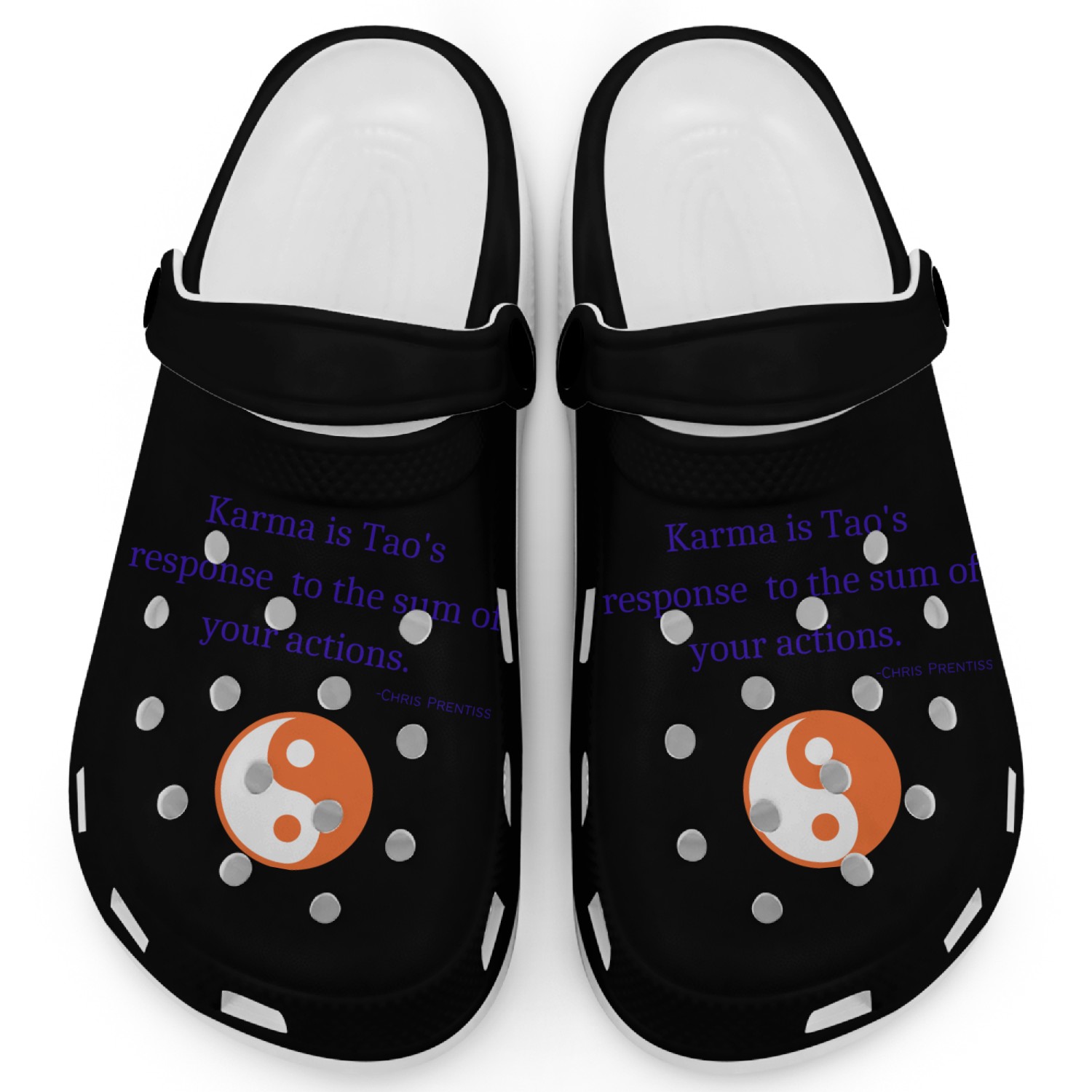 Karma is Tao's response to the sum of your actions Clogs