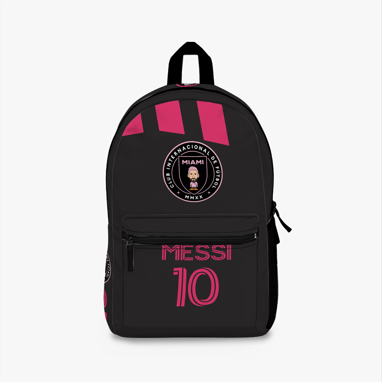 Messi Inter Miami Backpack - Soccer School Bag, Football Fan Gift, Travel Rucksack