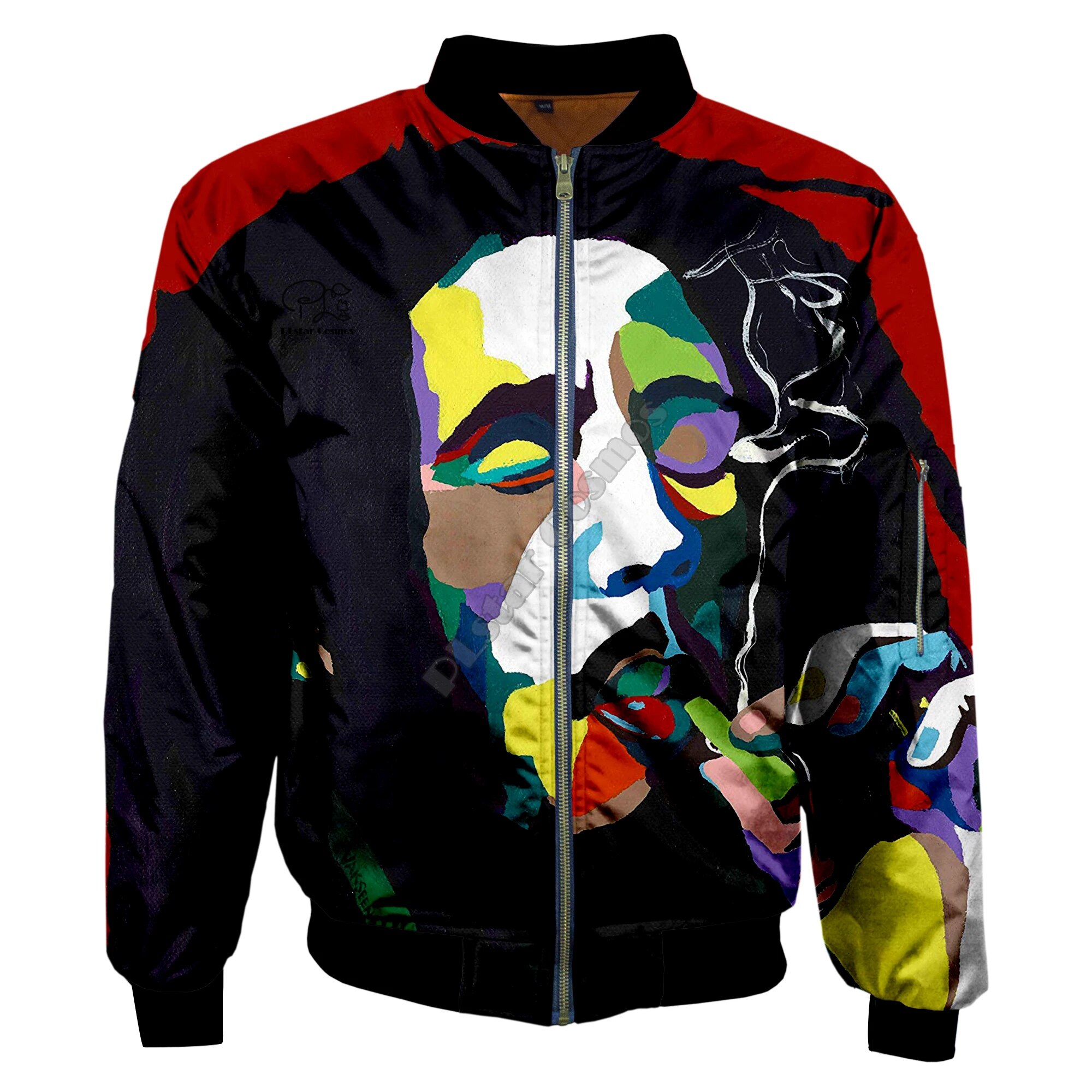 Reggae Bob Marley Hip Hop Bomber Jackets, Bob Marley Bomber Jackets