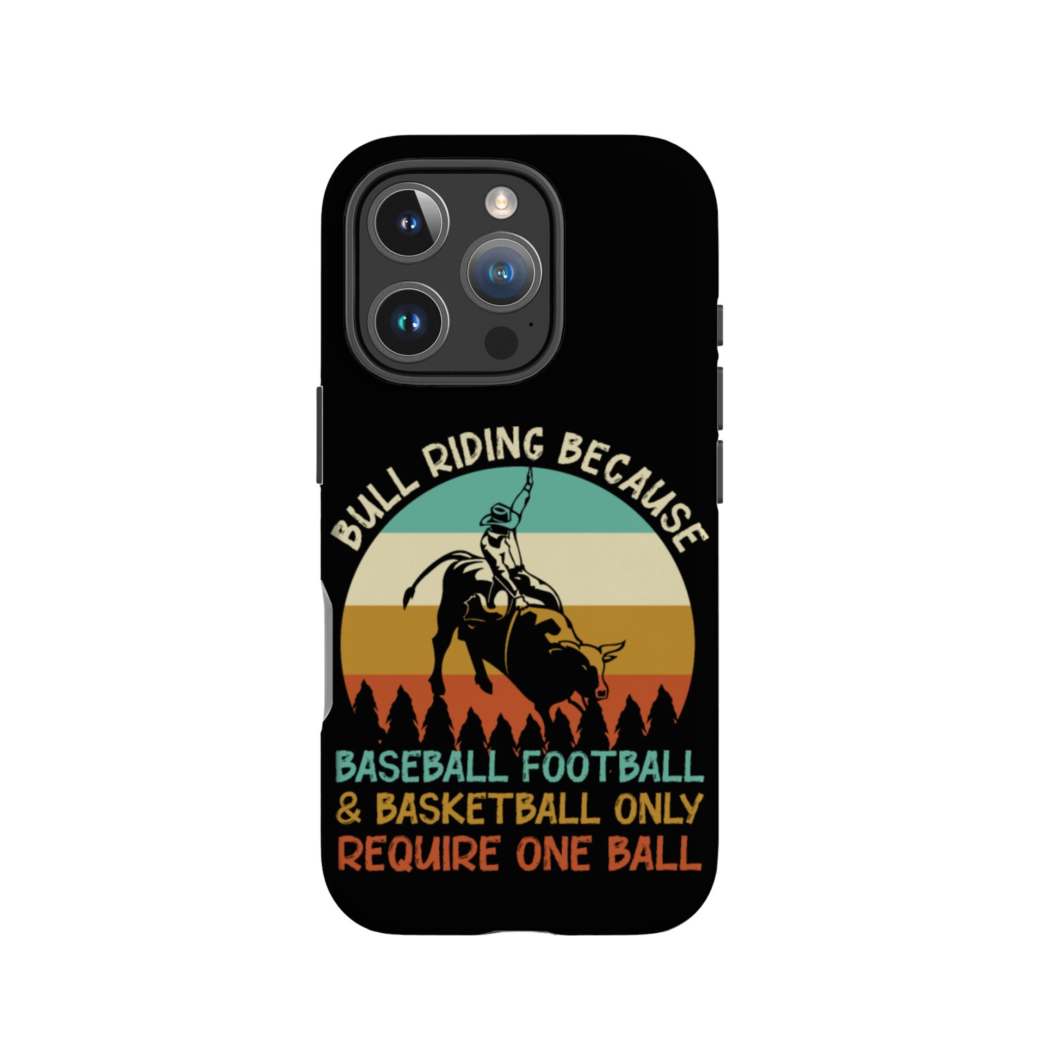 Bull Riding Bull Rodeo Mexico Vintage IPhone Cases
