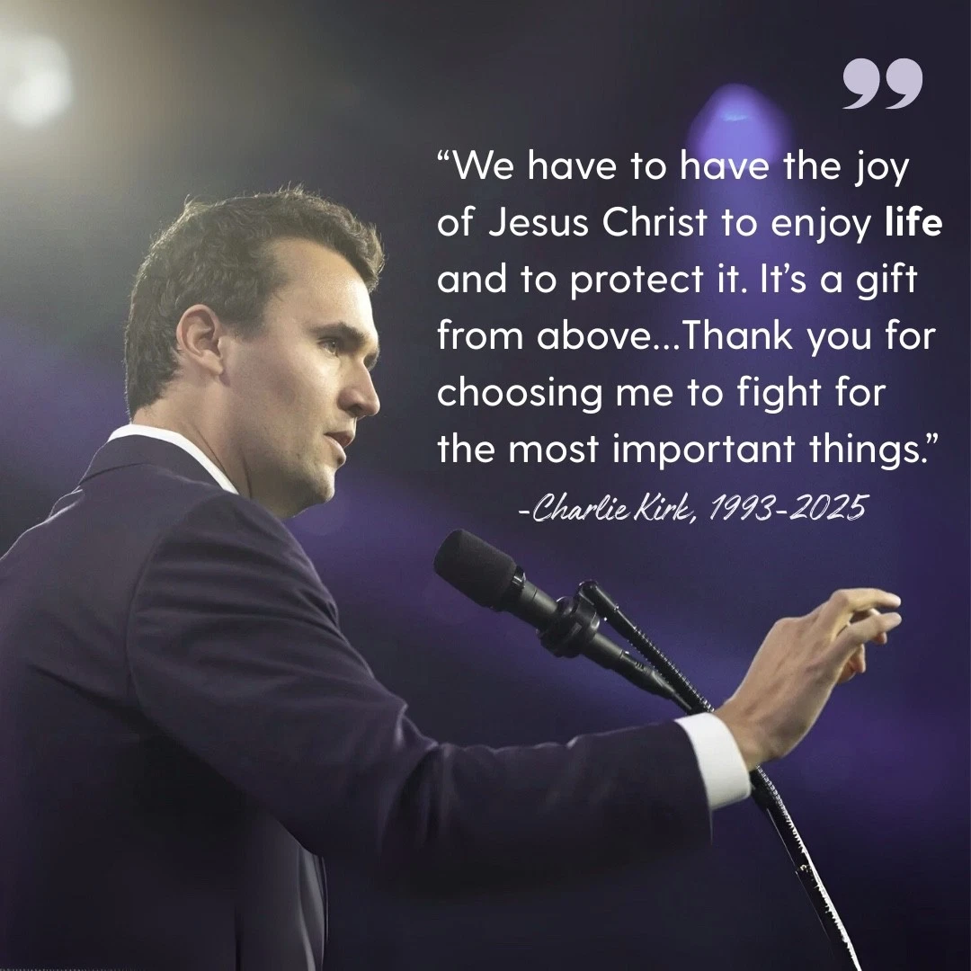 Charlie Kirk Tribute Banner Vertical Poster