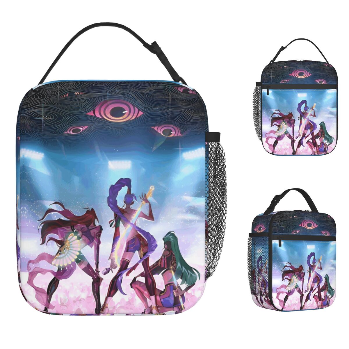 KPop Demon Hunters Kawaii Lunch Bag for Girls