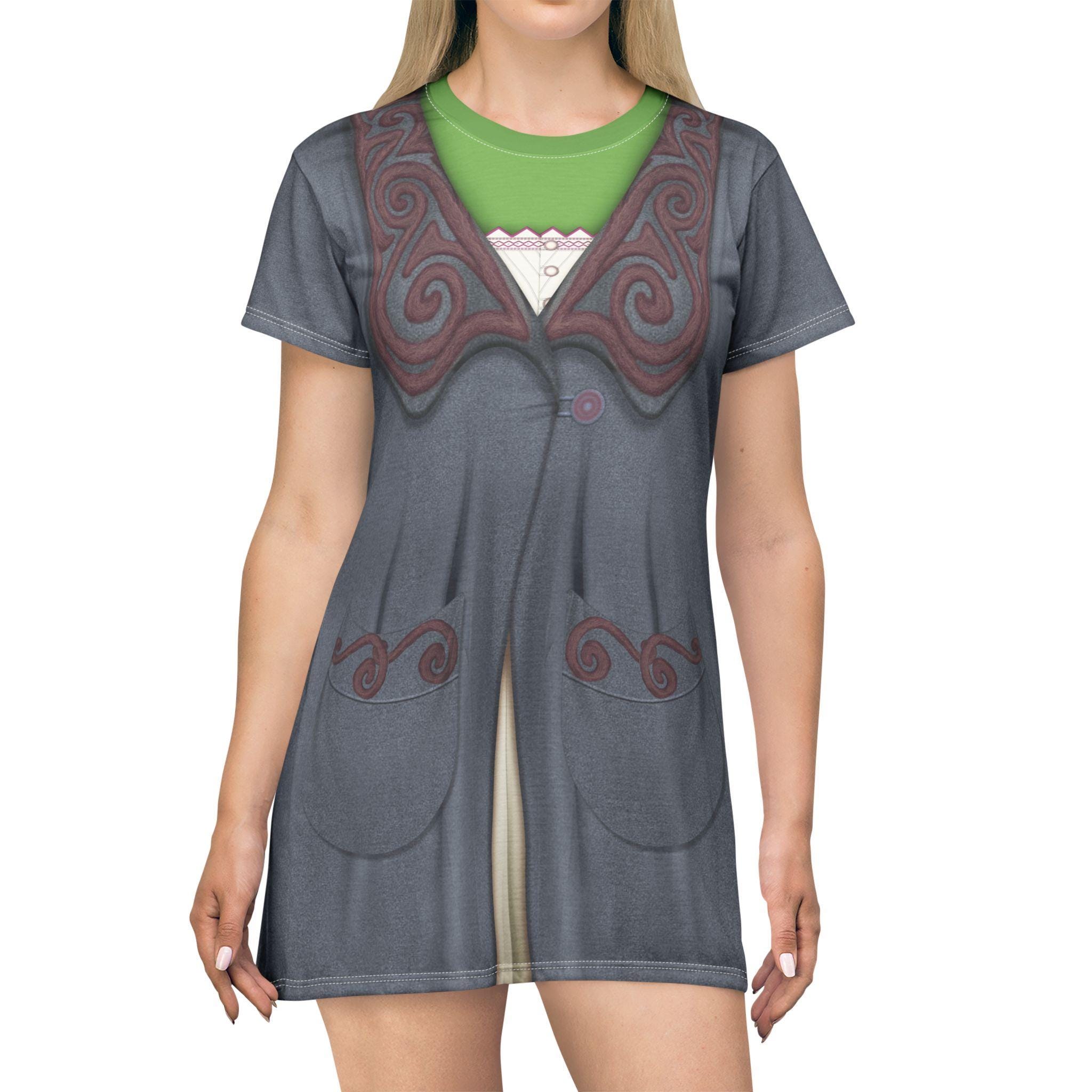 Elphaba Dress, Retro Wicked Costume, Witch of the West Halloween Cosplay, Shiz University
