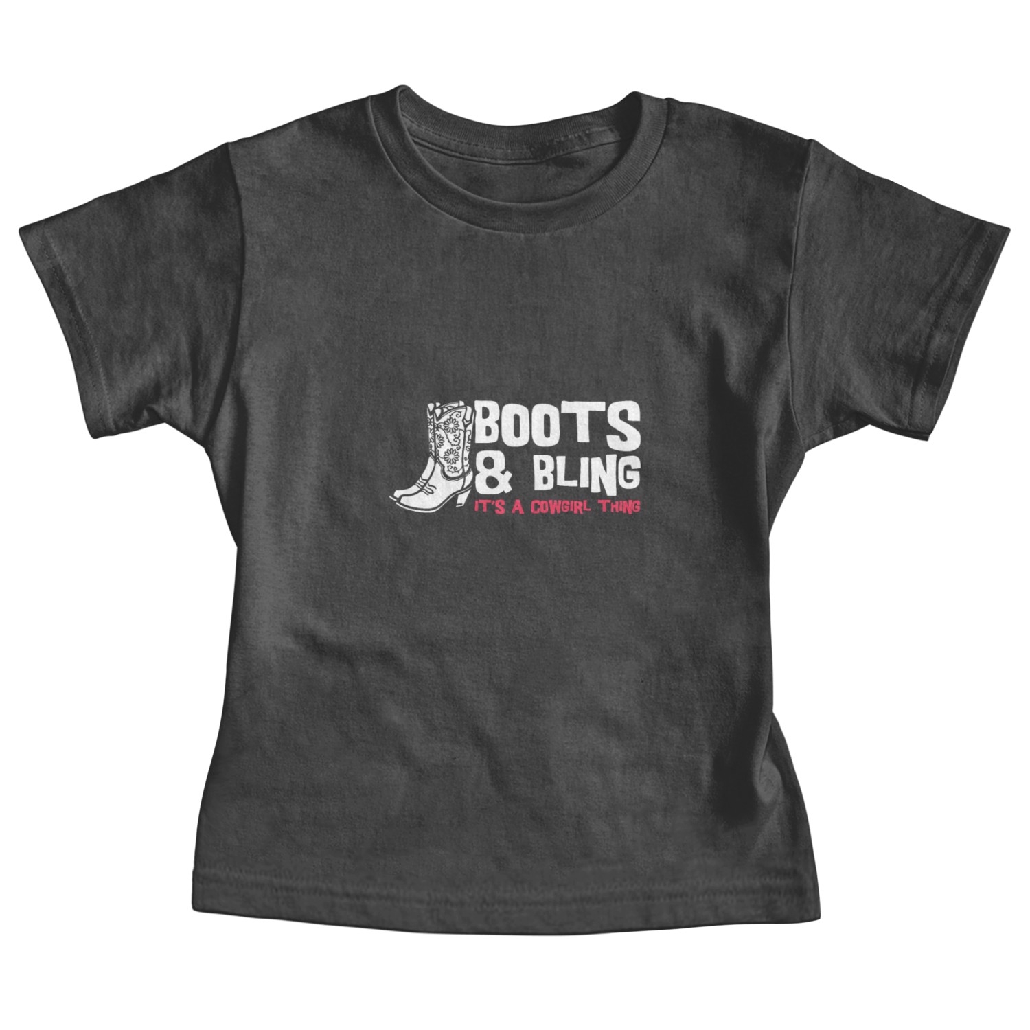 Boots And Bling It's A Cowgirl Thing Baby Tees