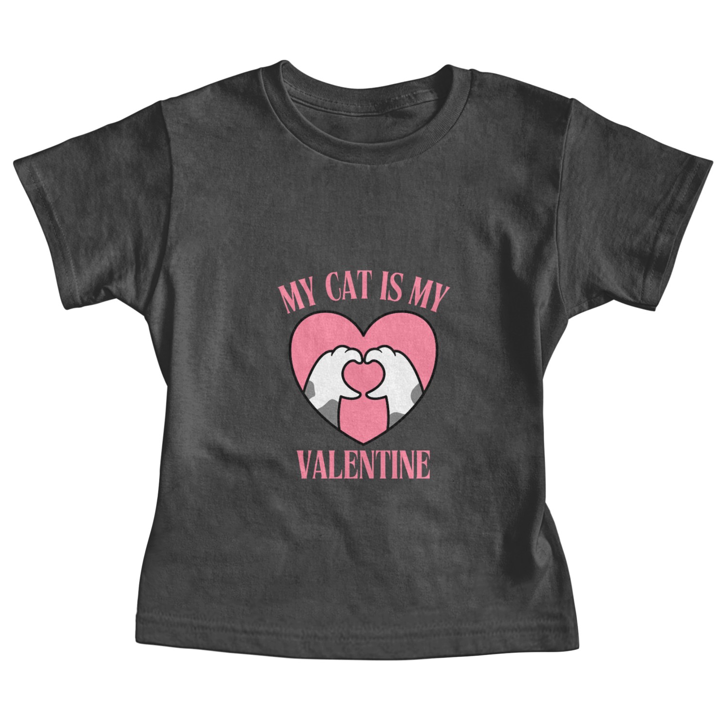 My Cat Is My Valentine Baby Tees