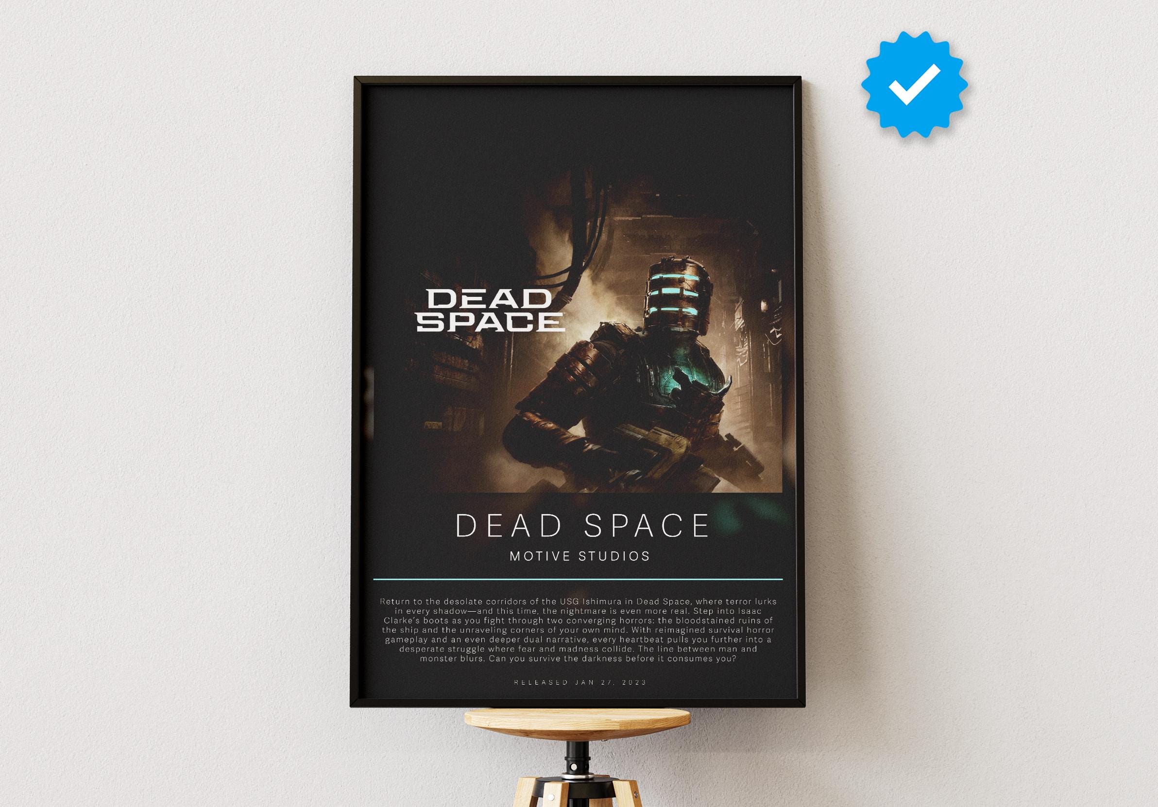 Dead Space Poster | Gaming Poster | Video Game Prints | Wall Decor Posters | Gaming Gift | Video Game Poster | Gaming Decor