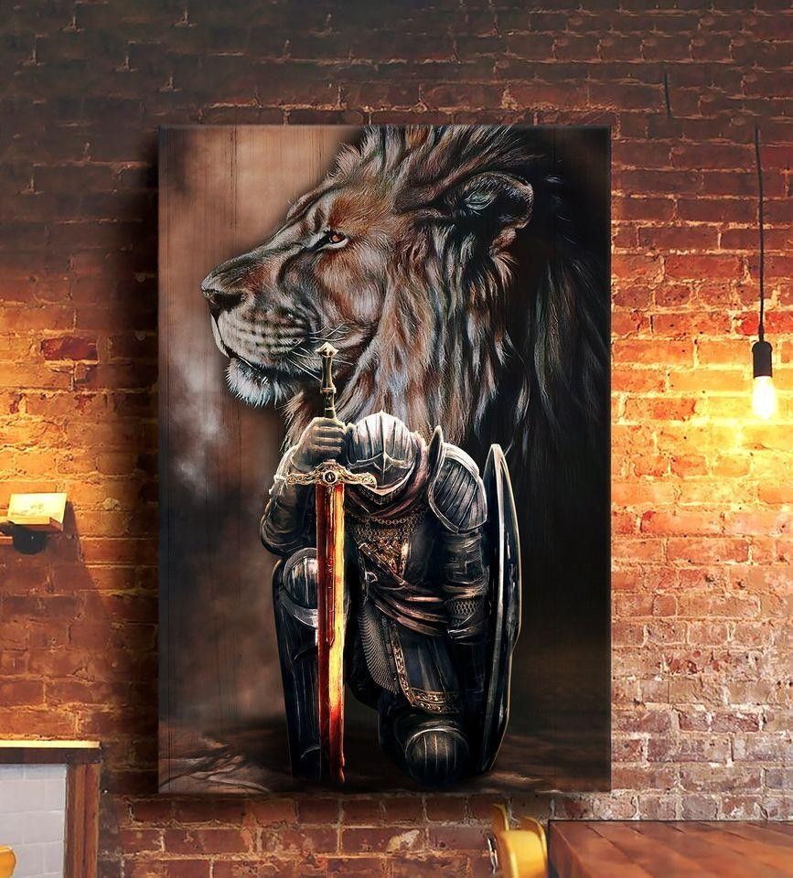 Lion - I am The Storm Canvas