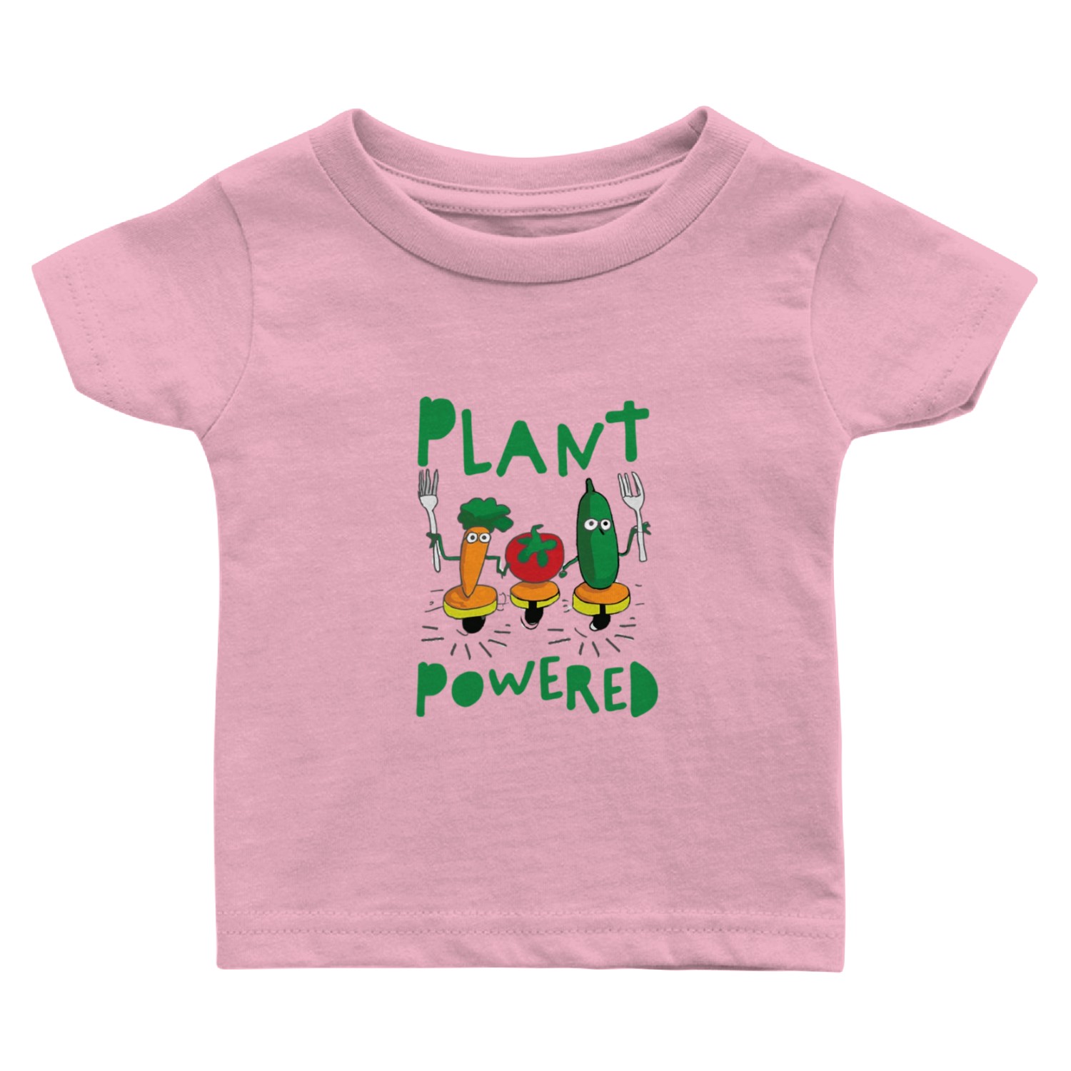 Plant Powered Vegan Peppers Beans Baby T Shirts