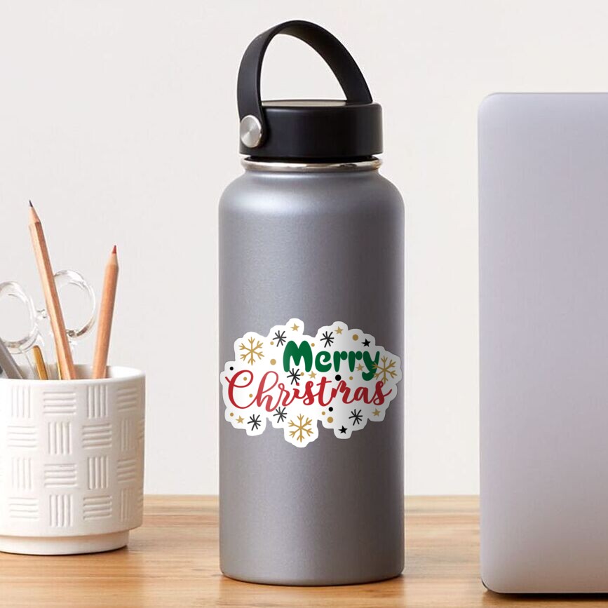 Merry Christmas Design Sticker