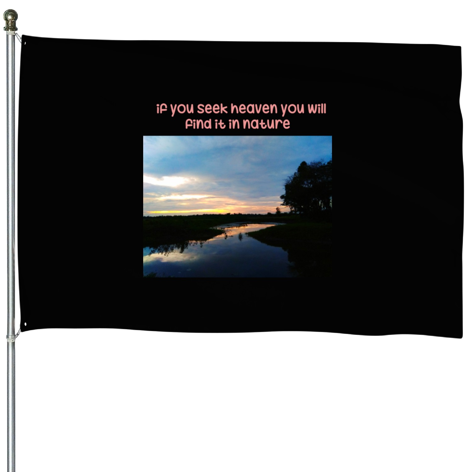 Nature lover House Flags