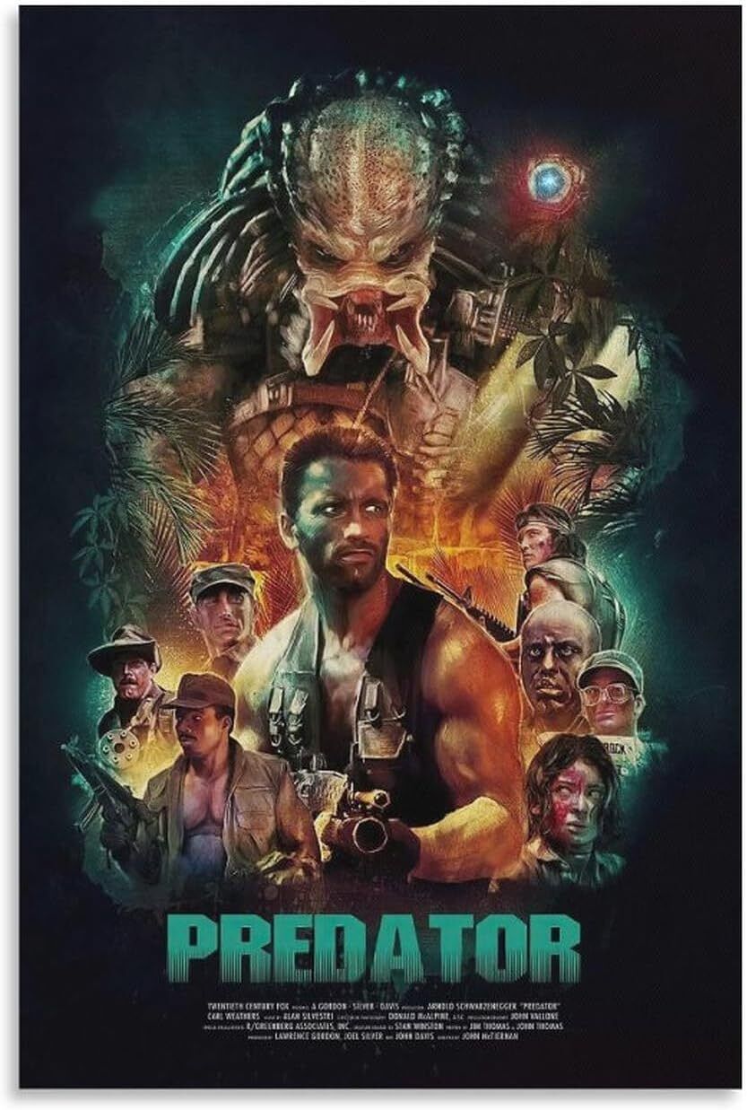 TV Series Poster Movie Posters Predator Canvas Wall Art Prints for Wall Decor
