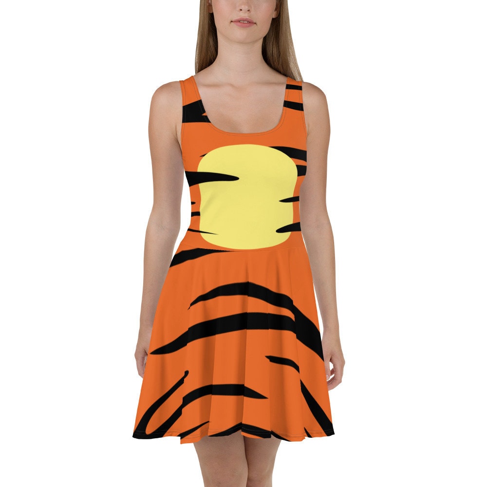 Lovable Children Story Tiger Running Costume Skater Dress