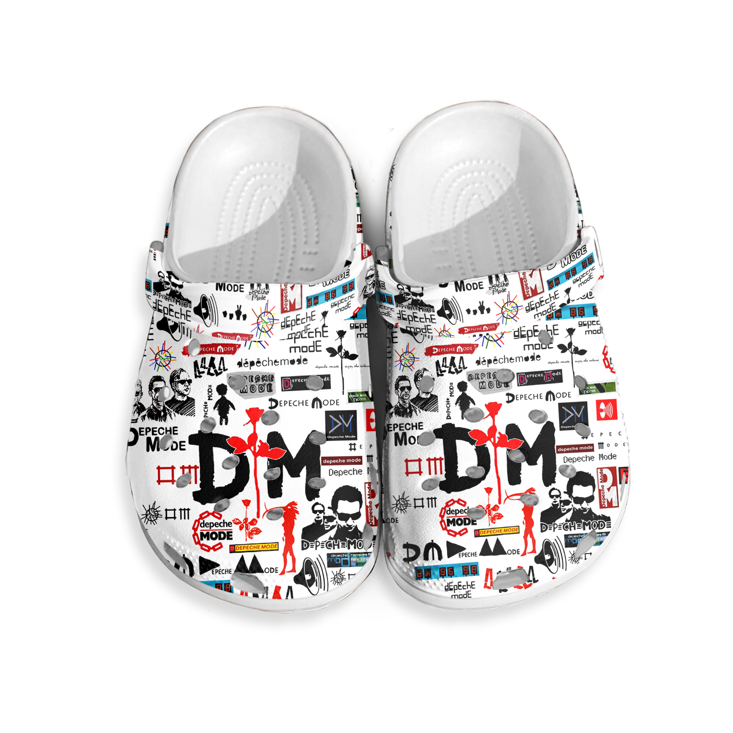 Depeche Mode Clogs, Depeche Mode Clogs, Band Music Clogs, Depeche Mode Clogs For Adult, Kid.