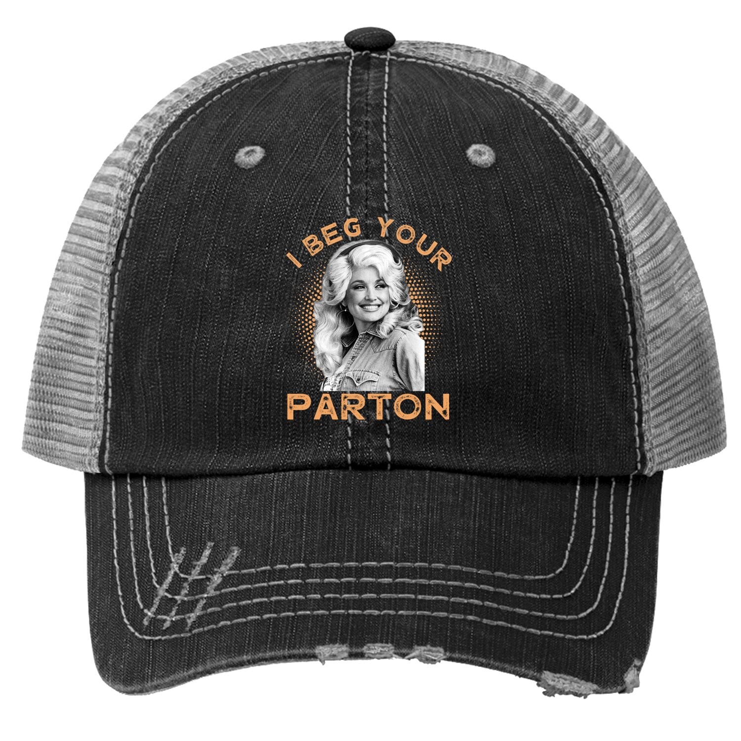 Reginastore I Beg Your Parton T Trucker Hat Dmn Trucker Hat, Hoodie Black