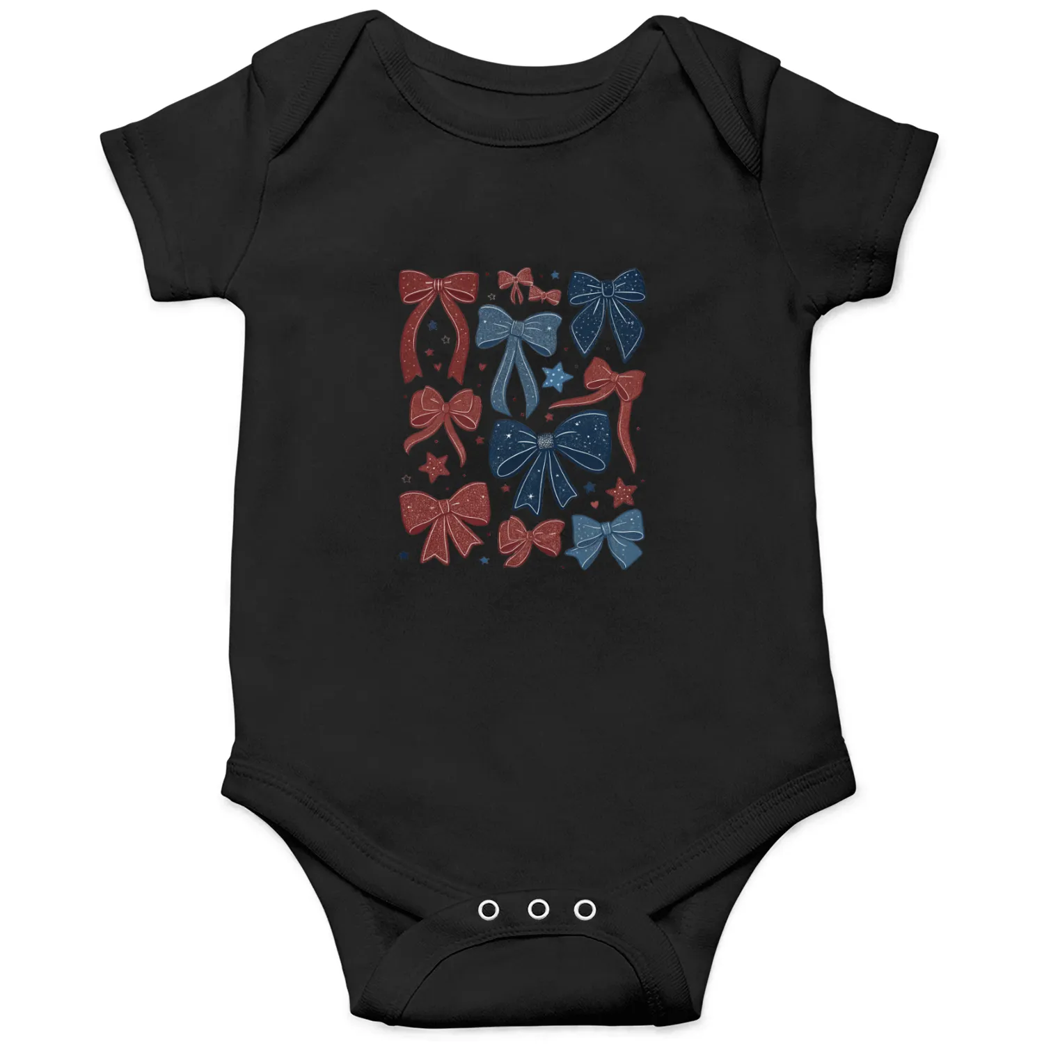 Coquette America Bow Onesies