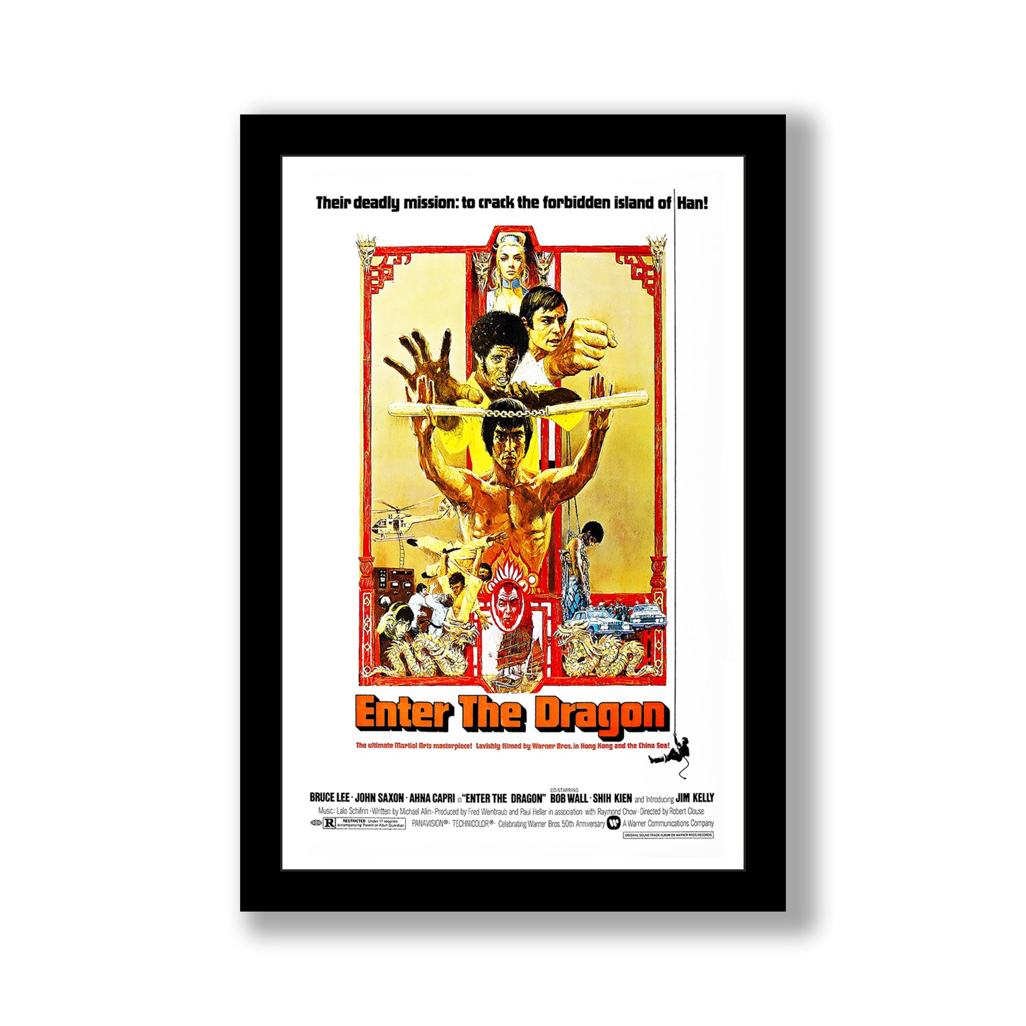 Enter The Dragon Movie Poster, Hot Movie Poster
