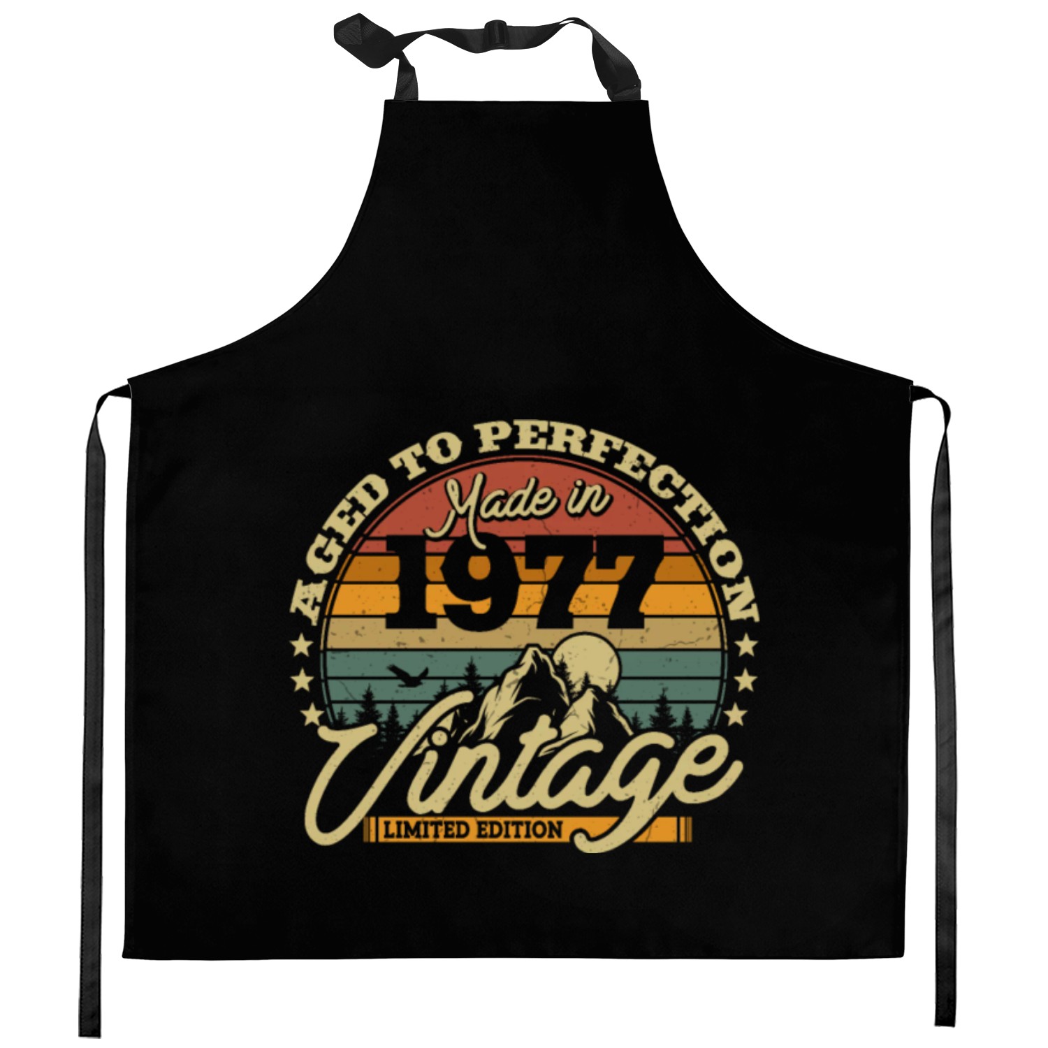 Vintage 1977 Birthday Gift Kitchen Aprons