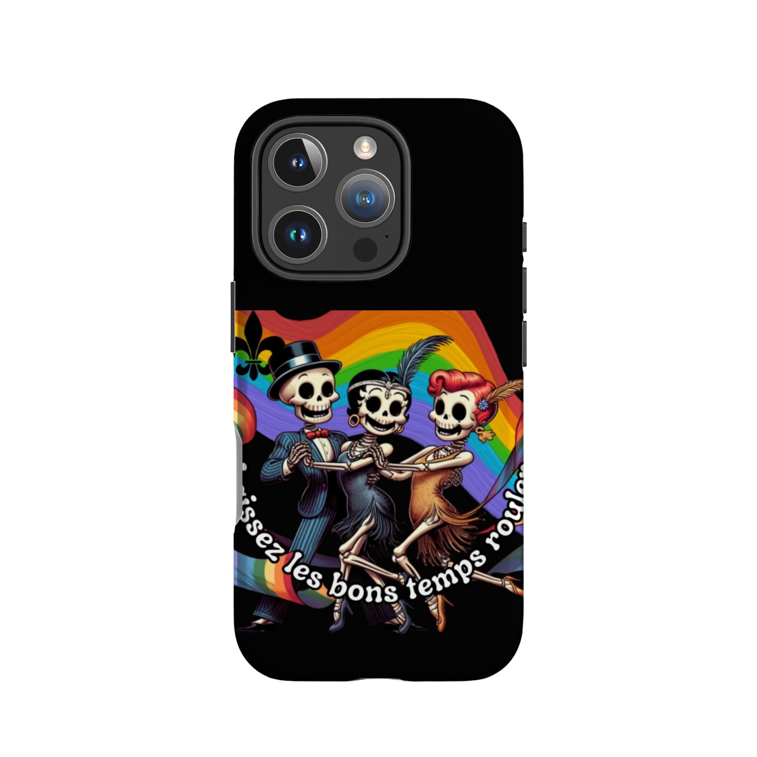 Laisse les bons temps rouller IPhone Cases