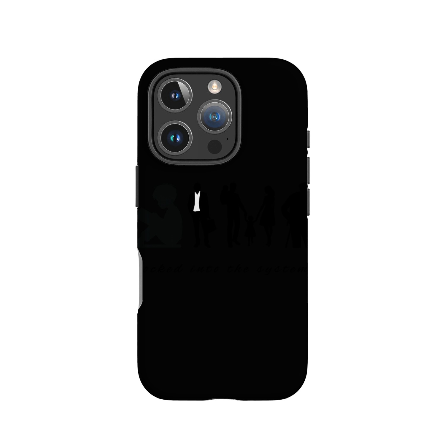 Locked into the system IPhone Cases