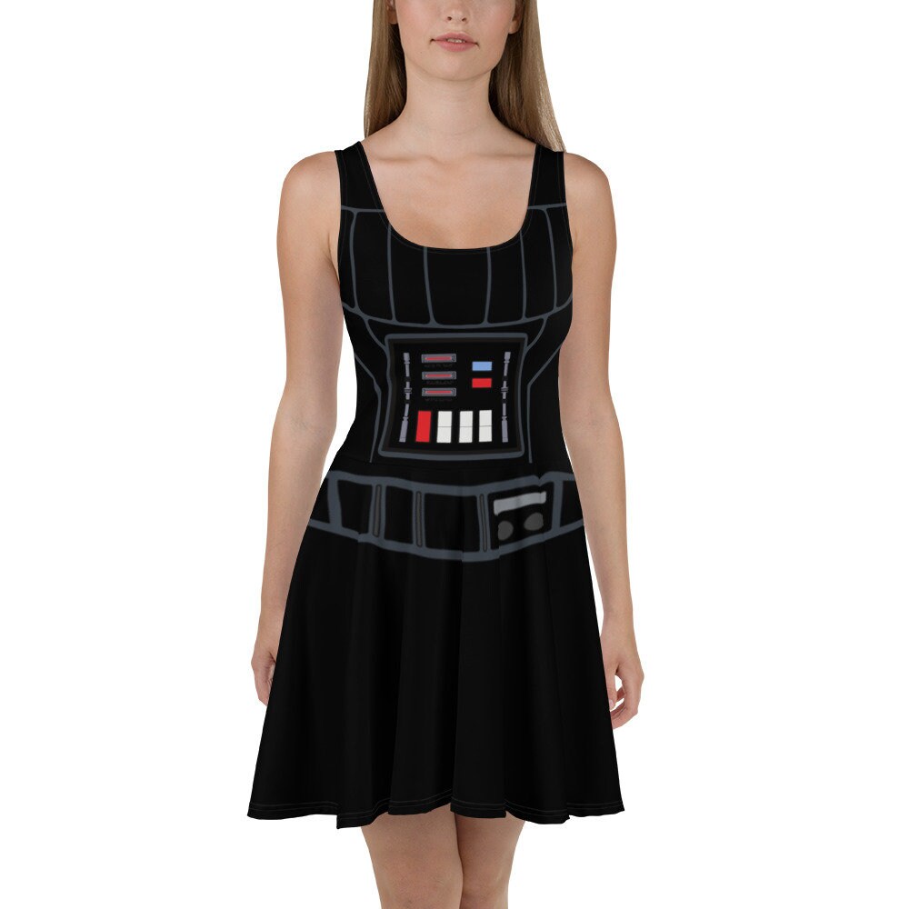 The Dark Side Villain Running Costume Skater Dress