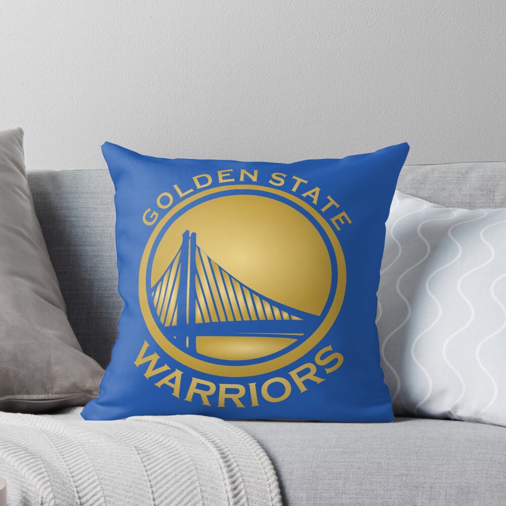 Gold-State Pillow, Basketball Gift, Gift for Fan