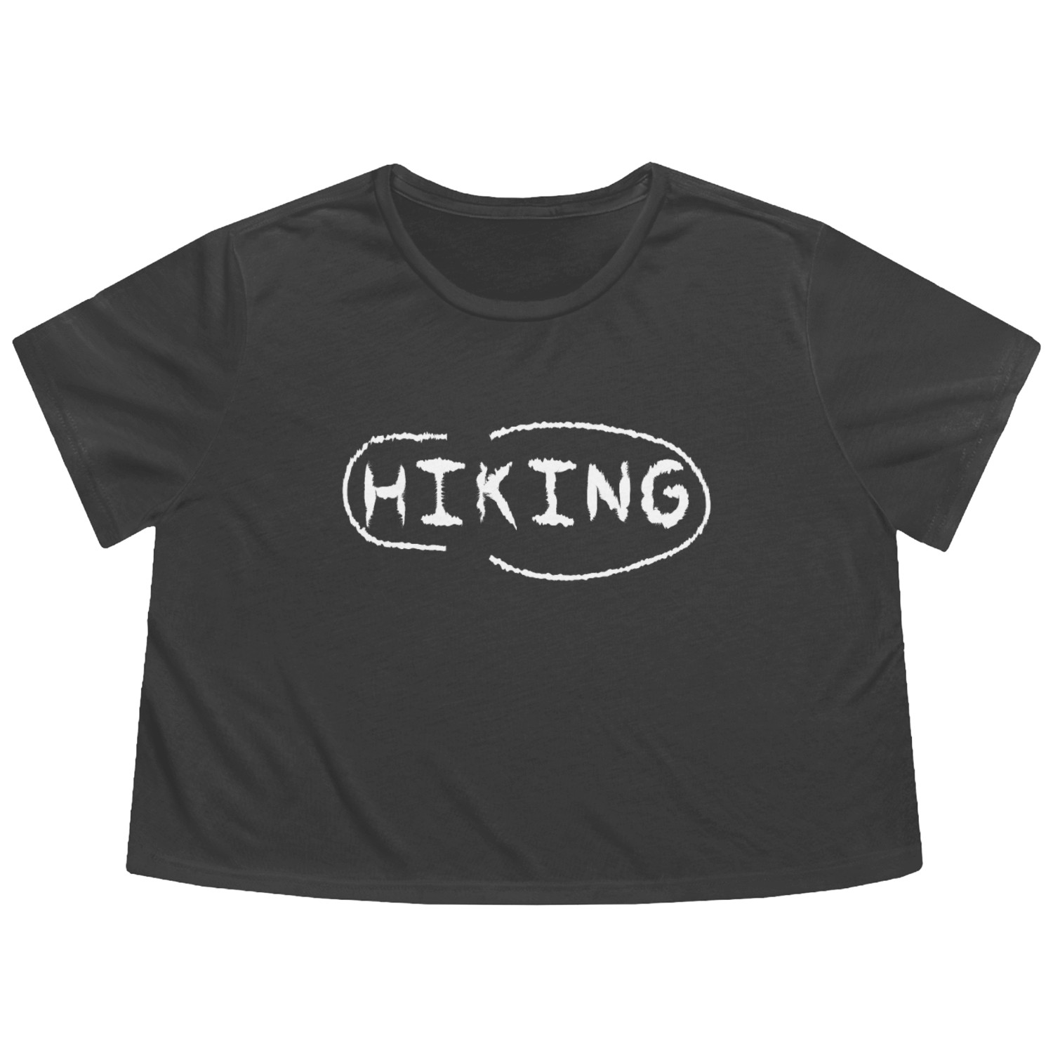 HIKING PAW Flowy Cropped Tees