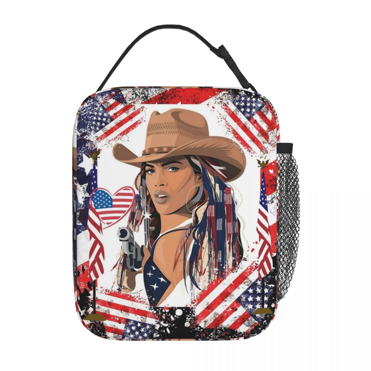 Cowboy Carter American Flag Insulated Kids Lunch Bag
