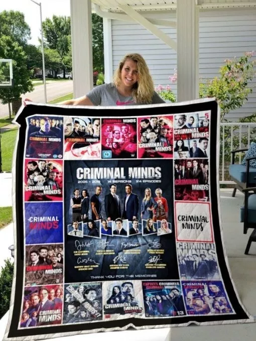 Criminal Minds Quilt Blanket, Gift For Fans