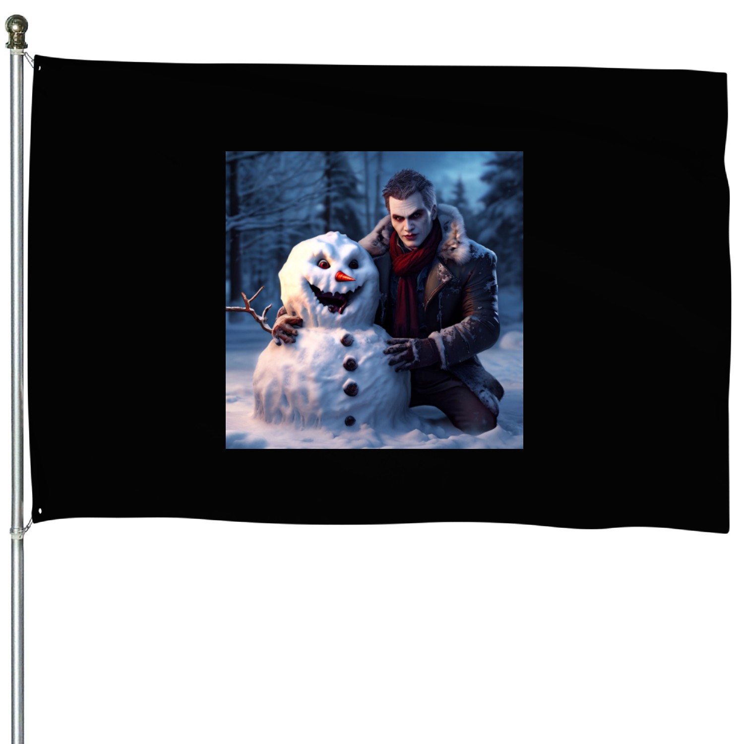 Frostbite Delight House Flags