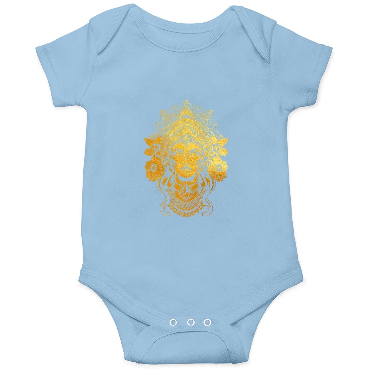 Kali Goddess Of Death Ancient Indian Hindu Yoga Meditation Baby Bodysuit
