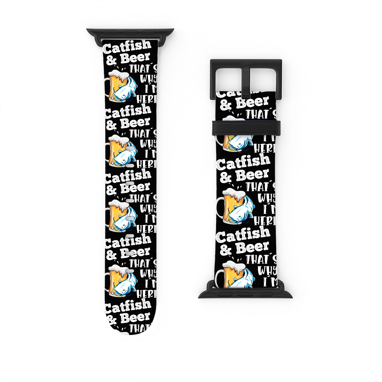 Catfish & Beer That's why I'm here Noodler Waller Watch Bands For Apple Watch