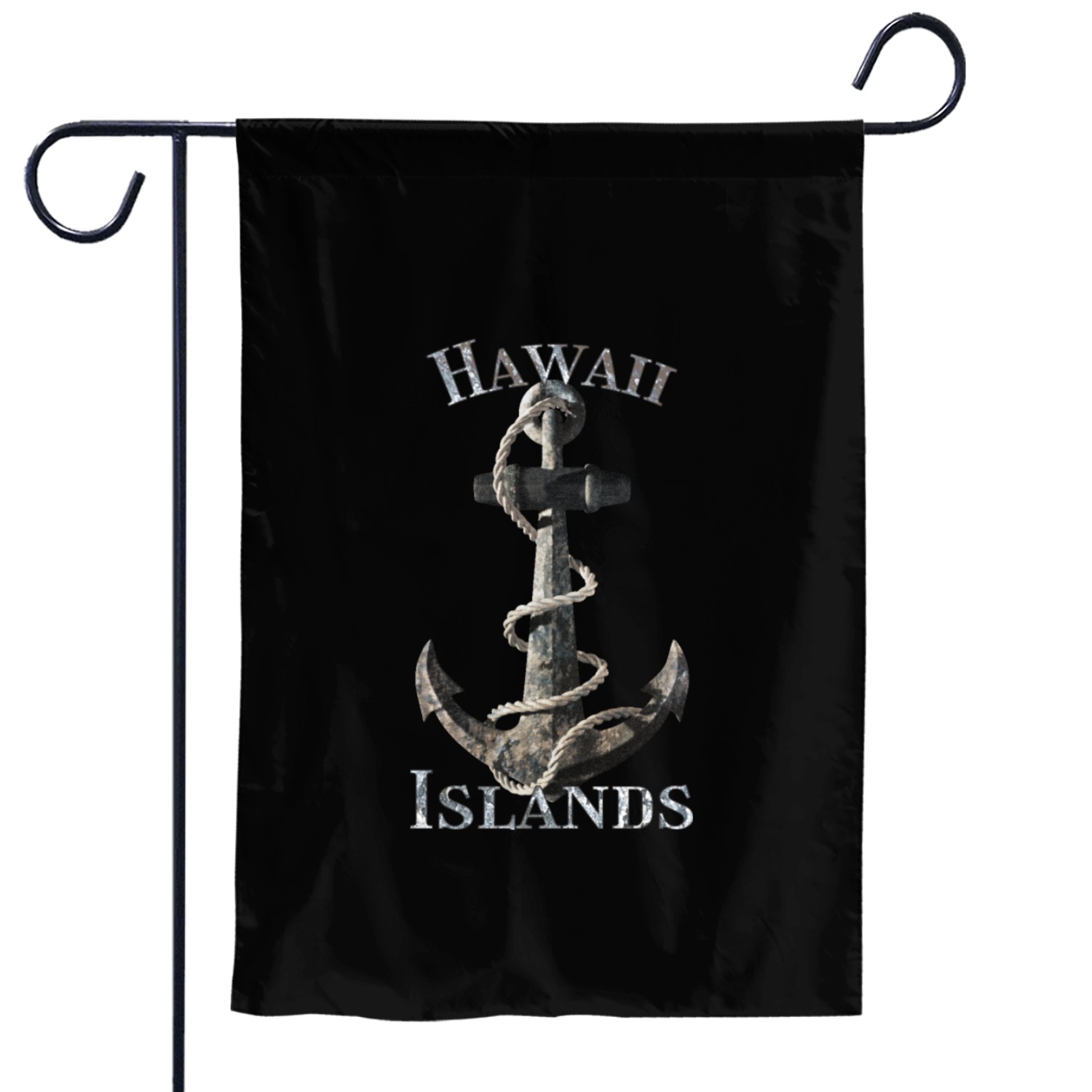 Hawaii Nautical Anchor Sailing Garden Flags