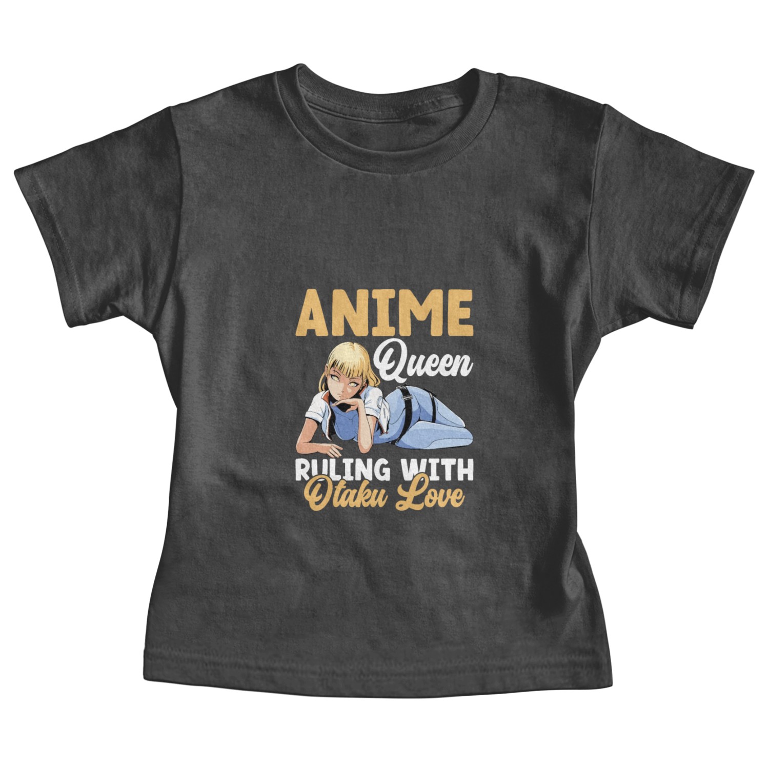 Anime Queen Ruling With Otaku Love Japanese Anime Baby Tees