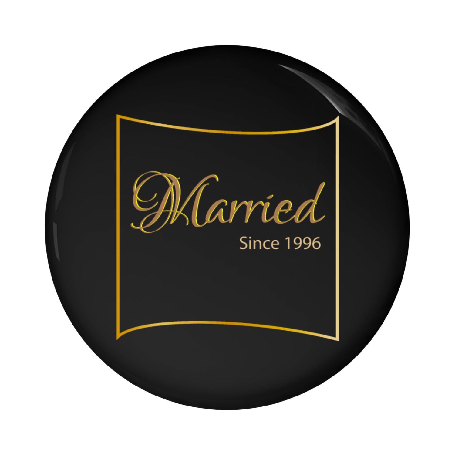 MARRIED SINCE 1996 Pin Buttons
