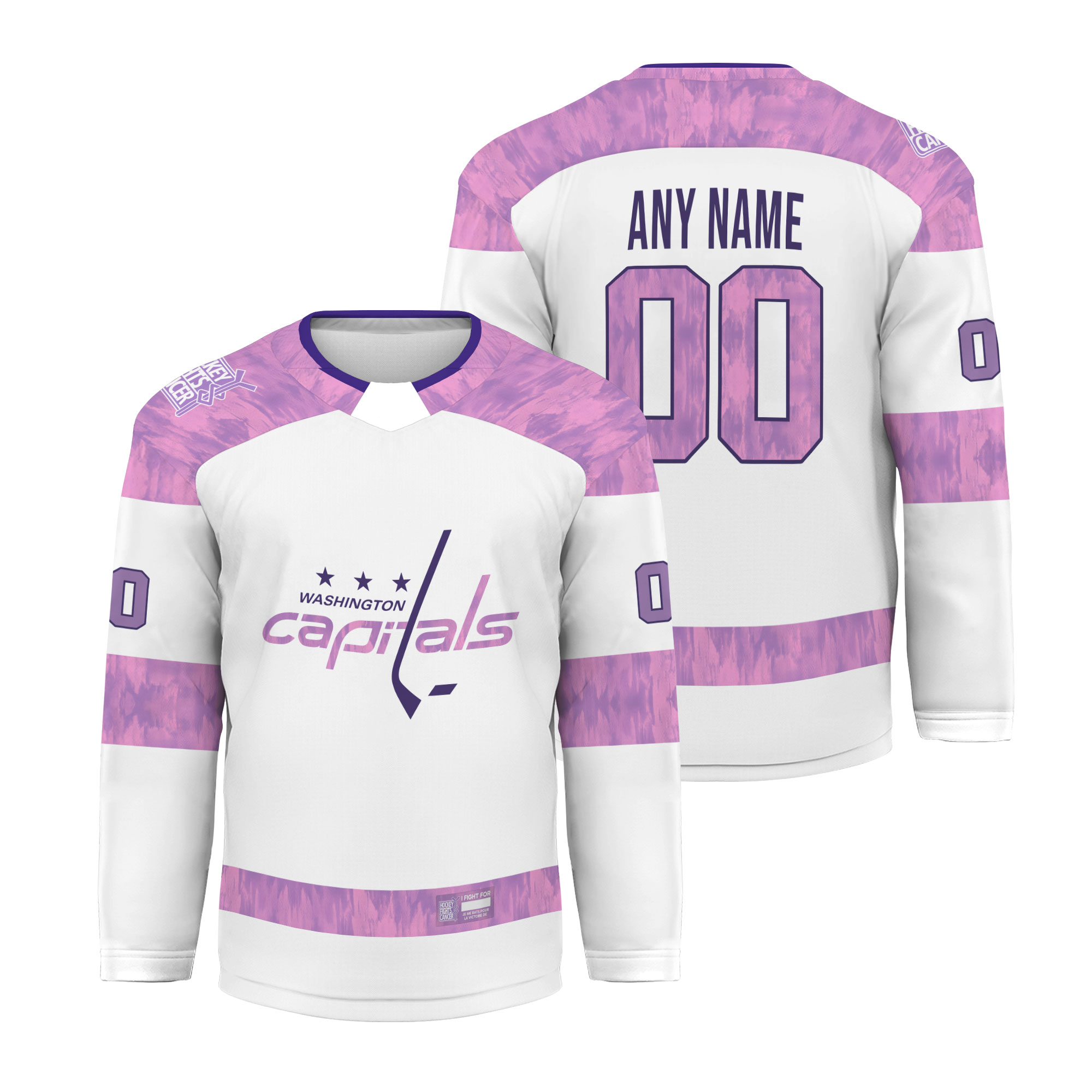 Personalized Carolina Hurricane 2025 Hockey Fights Cancer Jersey