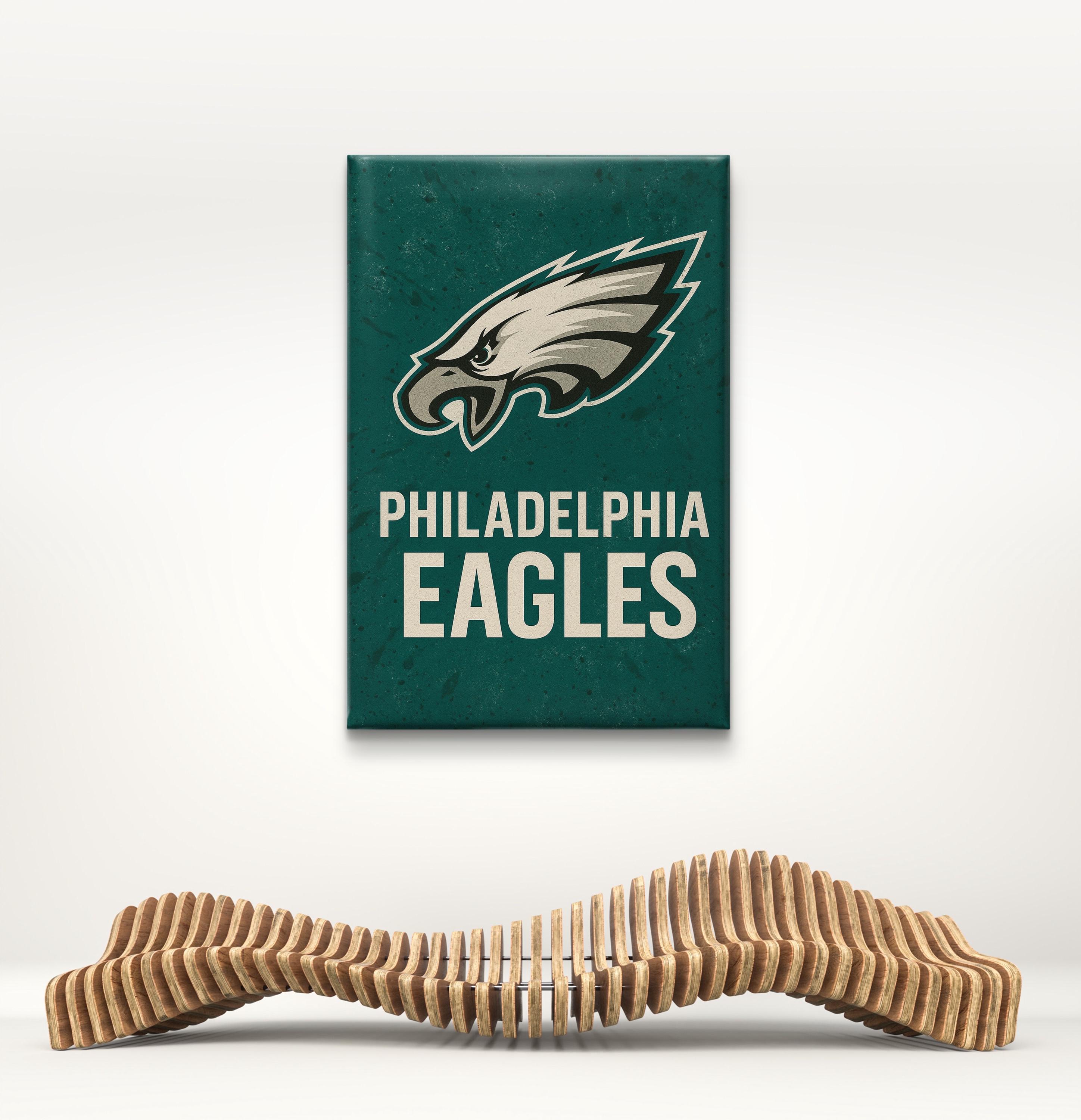 Philadelphia Eagles Canvas Art Print, football Football Gift