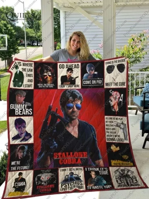 Cobra For Fans Quilt Blanket, Gift for fan