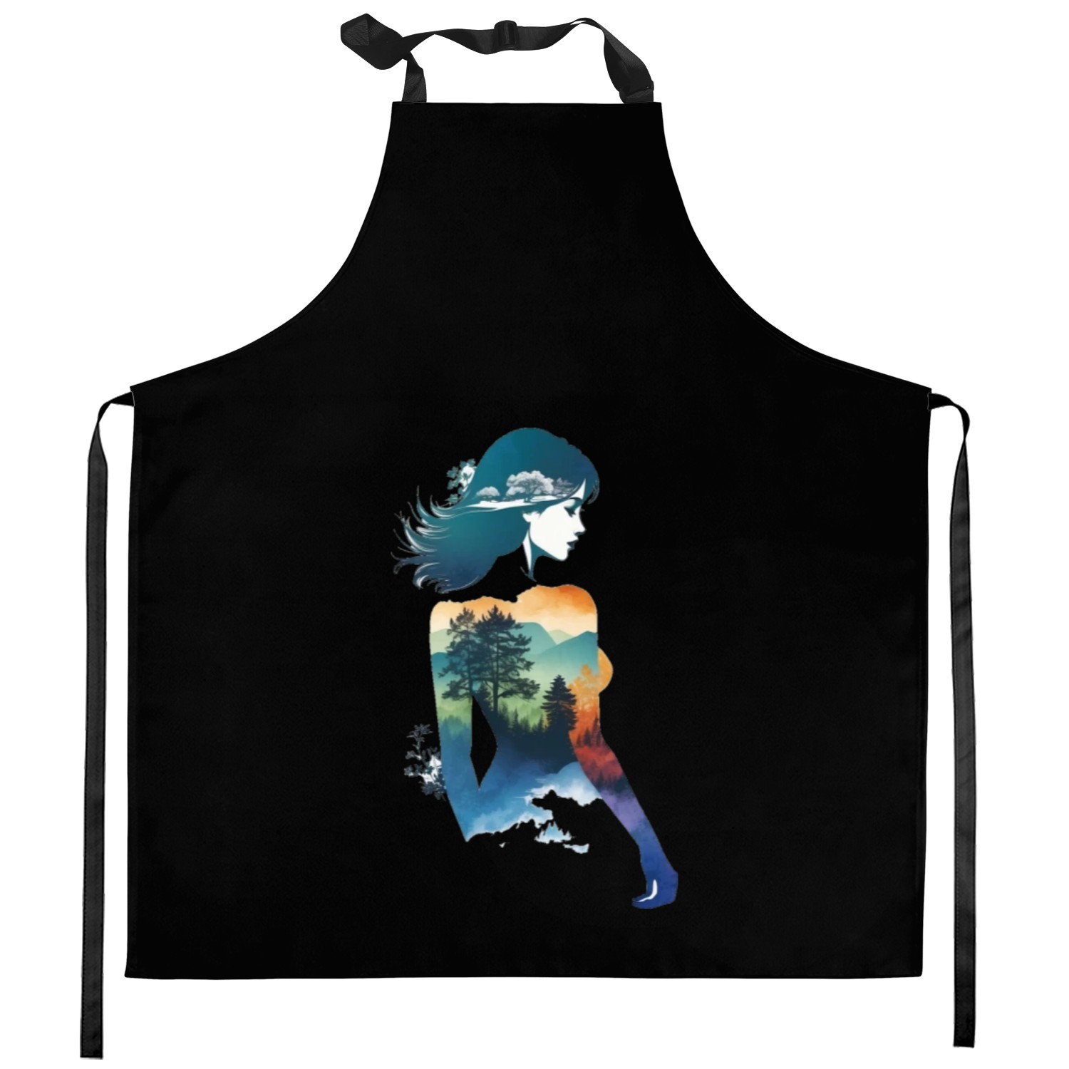 women and Nature Kitchen Aprons
