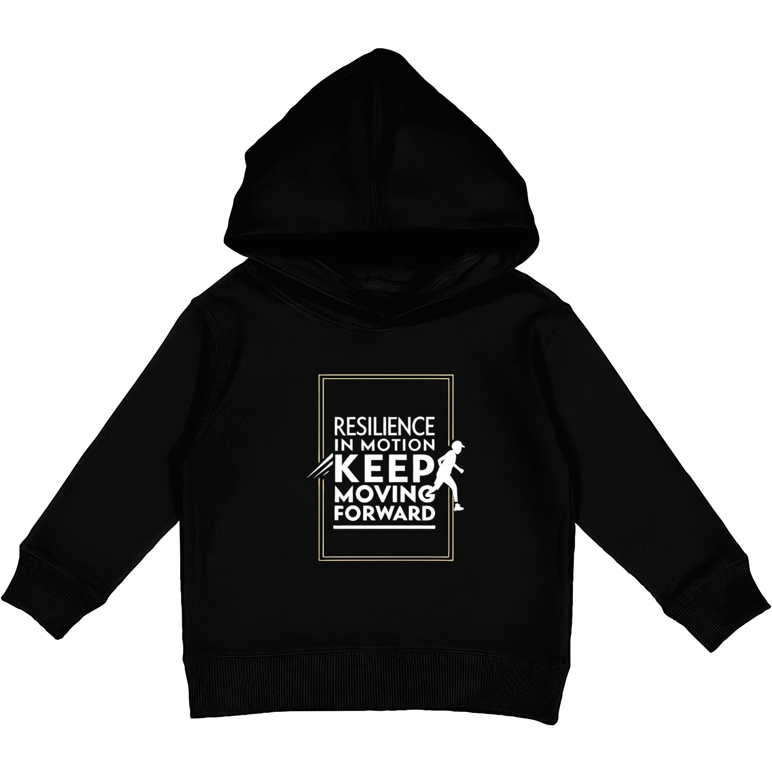 Resilience in Motion: Keep Moving Forward Kids Pullover Hoodies
