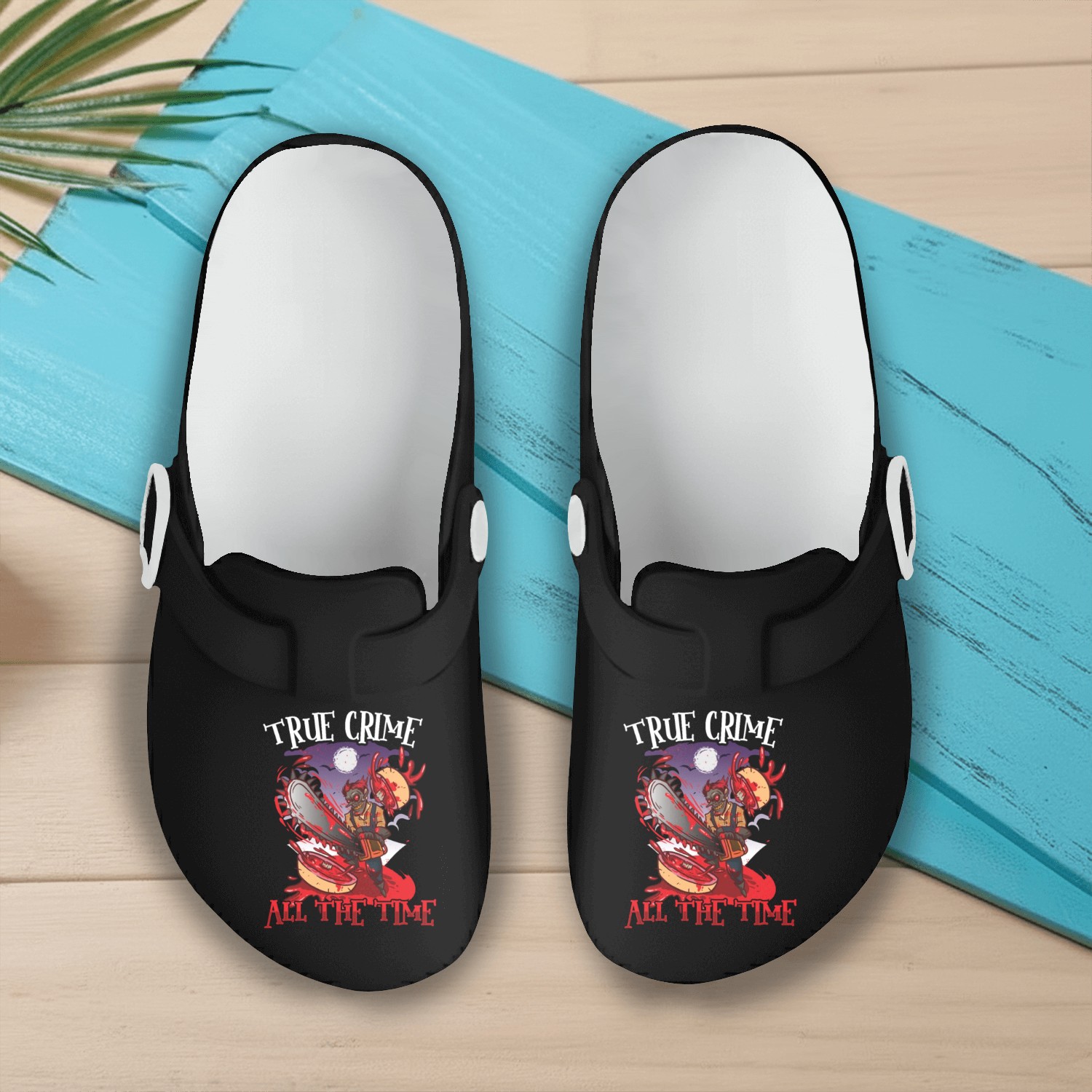 True Crime Murder Spy Crime Interest Gift Idea Slip On Clogs