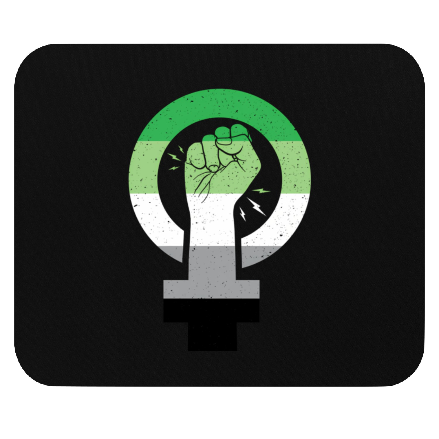 Androphilia Pride Flag Feminism Symbol Androphilia Mouse Pads