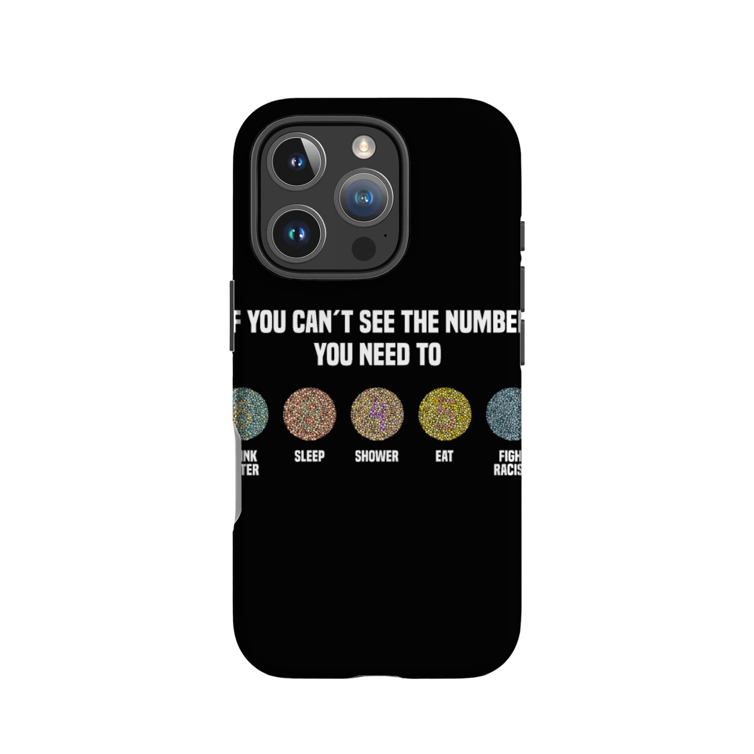 Ishihara Numbers - Fight Racism IPhone Cases