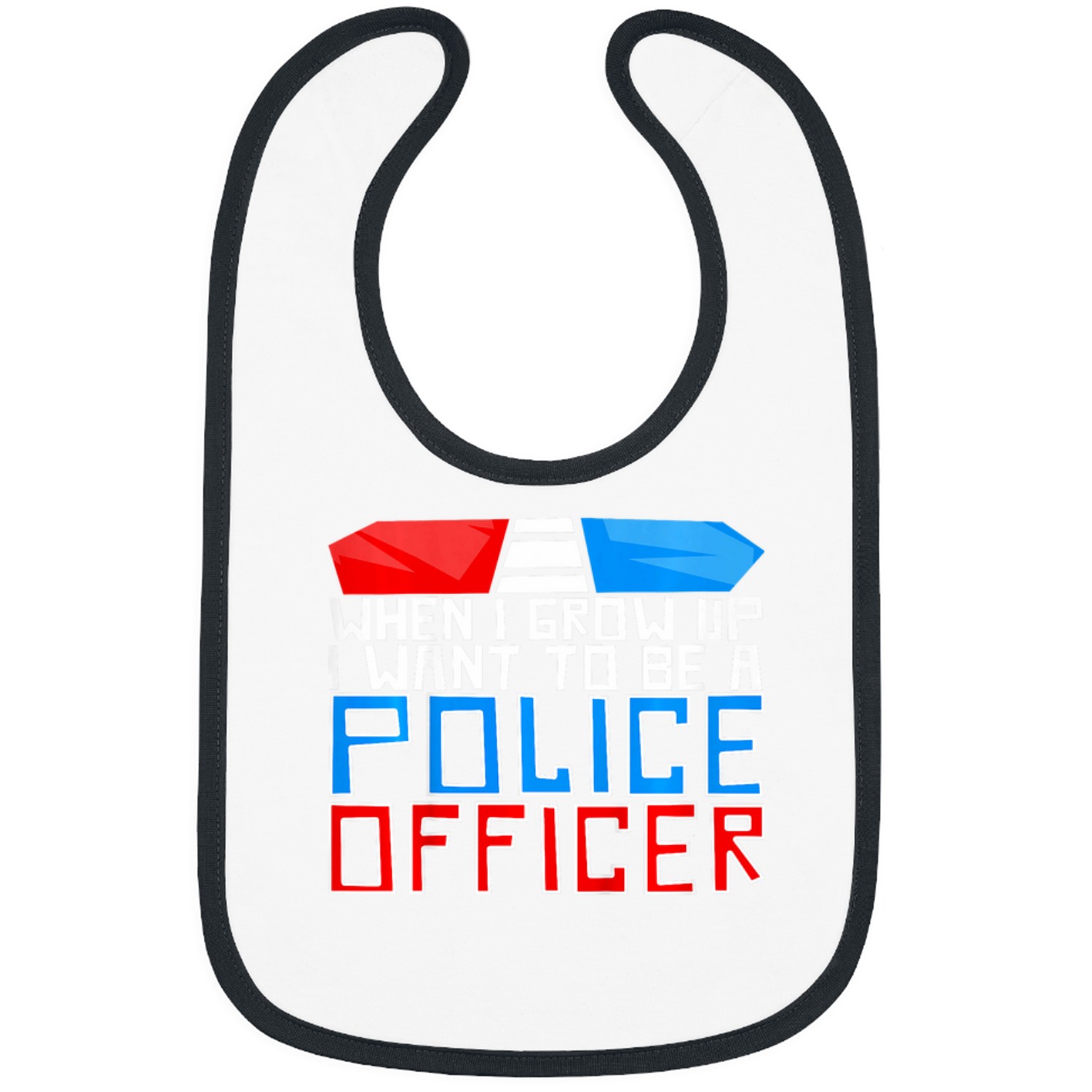 Kids Future Police Officer Kids Bibs