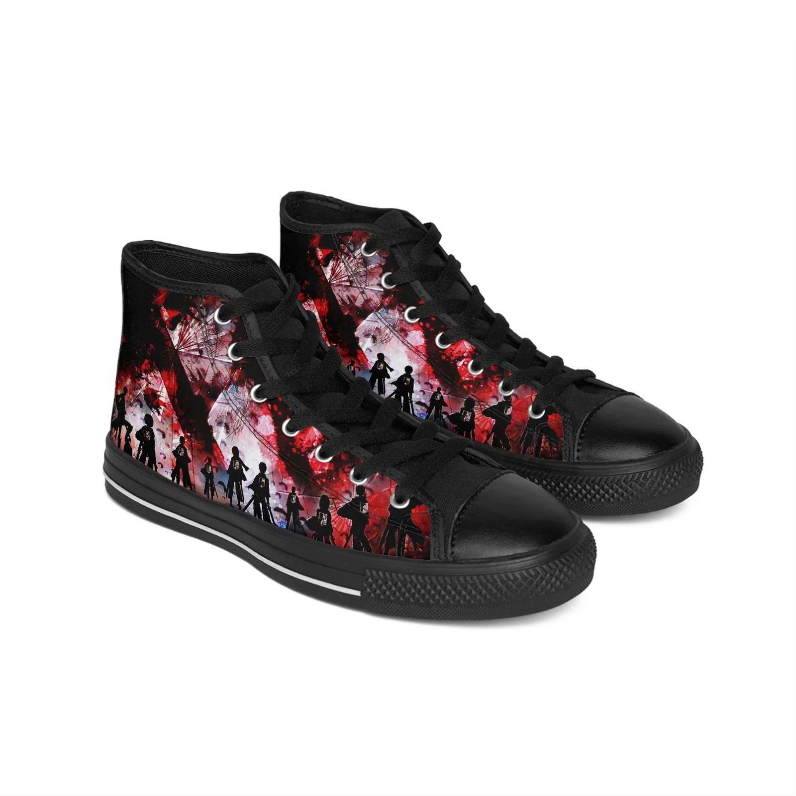 AO Titan Scouts Anime-Inspired Men's High Top Sneakers