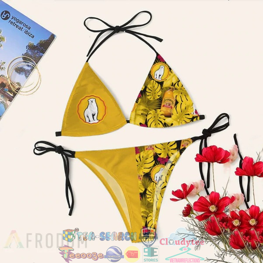Bundaberg Rum Tropical Women's Sling Bikini Set Swimsuit Beachwear